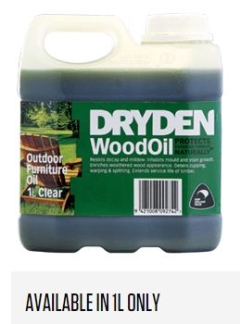 1L Dryden Outdoor Furniture Oil