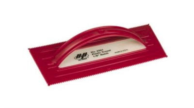 3mm Notched Red Trowel