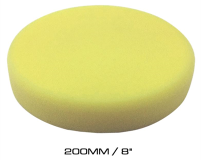 200mm Lyndar Foam Polishing Pad  Yellow