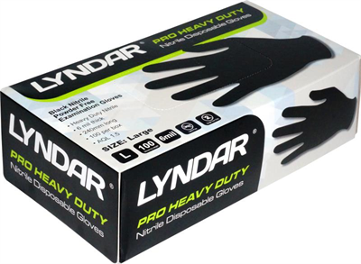 LYNDAR PRO HEAVY DUTY BLACK NITRILE