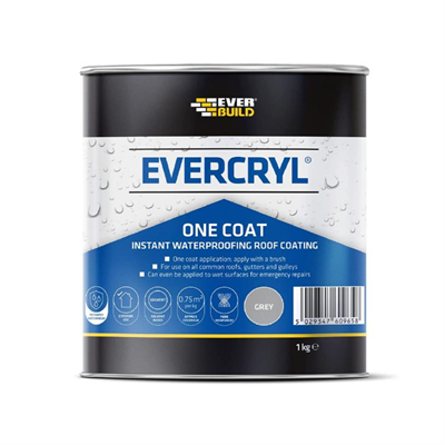 5kg Evercryl Compound Roof Repair - Black