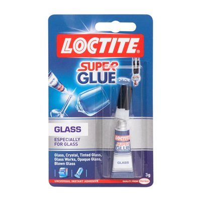 3gm Loctite Super Glue Glass Liquid