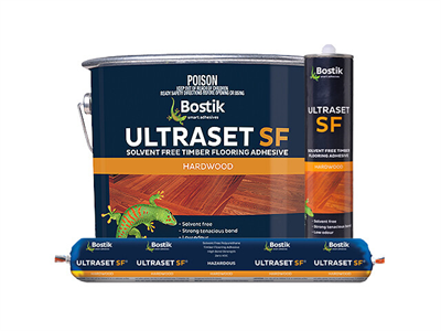 16kg Bostik Ultraset SF Adhesive Brown - Drum