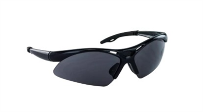 SAS Safety Eyeware Black Frame Shade Lens Diamondback