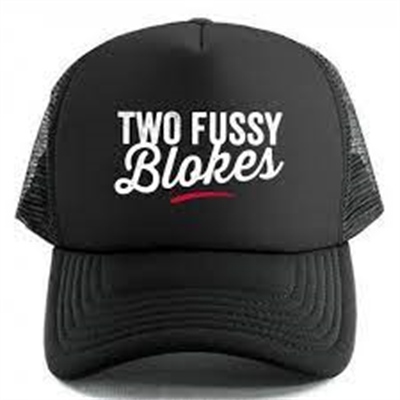 Two Fussy Blokes Trucker Cap - Black