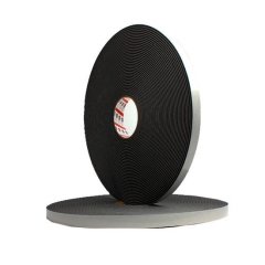 PVC Foam S/S Tape 4.8mm Thick 10mm  x 15m - Black