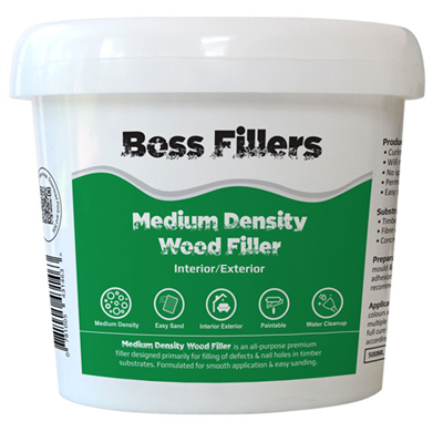Boss Medium Density Wood Filler 100mls