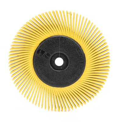 152mm x 12.7mm x 25.4mm  Radial Bristle Brush Yellow - Each