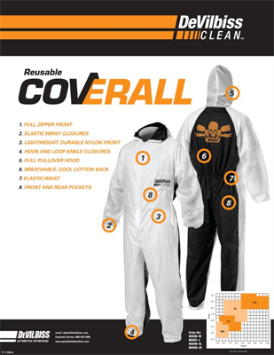 DEVILBISS COVERALLS