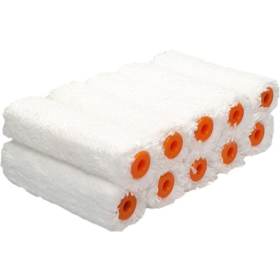 100mm 10mm Nap Almax Hi-Tec Microfibre Roller Sleeve - 10 Pk