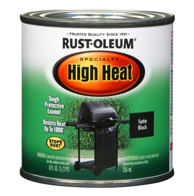 236ml Rust-Oleum High Heat BBQ Black