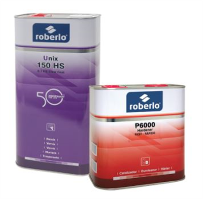 KIT 7.5L Roberlo Unix 150HS Clearcoat + P6000 Hardener