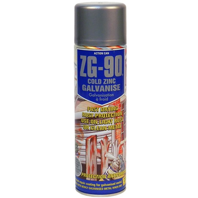 Aerosol ZG90 Bright Zinc Galv 500ml