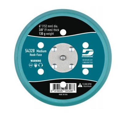 150mm Dynabrade 54328 Hookit Back Up Med Vac