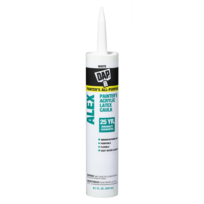 DAP Alex Painters Acrylic Caulk 300ml - White