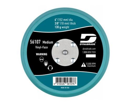 150mm Dynabrade 56107 Vinyl Face Pad NonVac