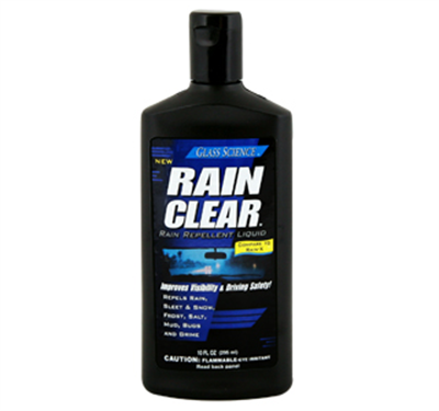 300mls Glass Science Rain Clear Liquid