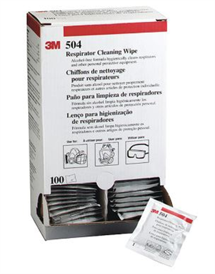 3M 504 Respirator Cleaning Wipe EA