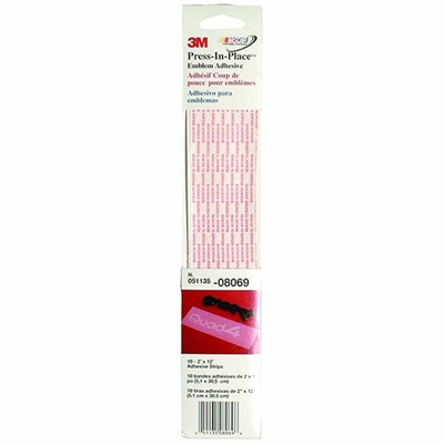 3M 8069 Press in Place Emblem Adhesive Strips Pk10