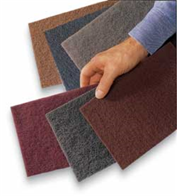 Scotchbrite Pads EACH - Maroon and Grey