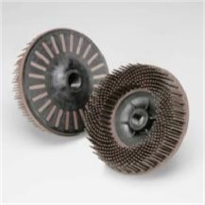 115mm 36g Right Angle Bristle Disc Brown 5/8 Thread - Each