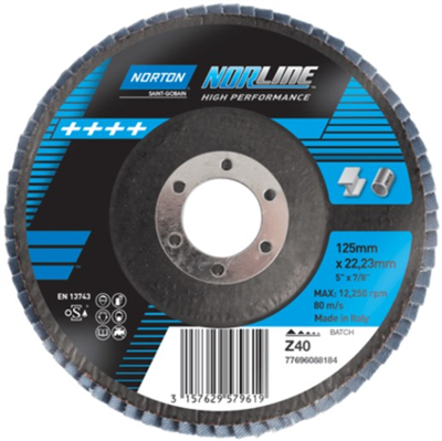 100mm 16mm 40g Norline Flap Disc R842 - B5