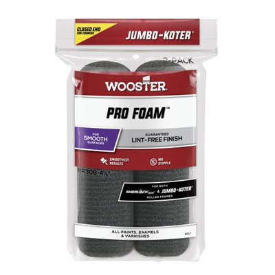 Wooster Jumbo-Koter Pro Foam Roller Sleeves 115mm 2 pack