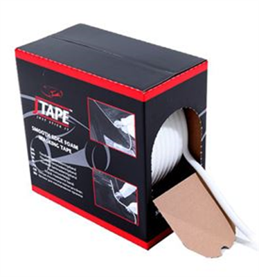 13mm Jtape Smooth Edge Foam Tape - 50m Roll