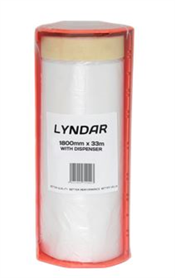 1800mm Lyndar Pretaped Mask Film +Dispenser x33m