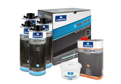 Robliner Kit 4 x 600mls + 1x 800mls Hardener- BLACK