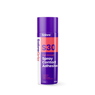 500ml SabreGrip S30 High Strength Adhesive Aerosol