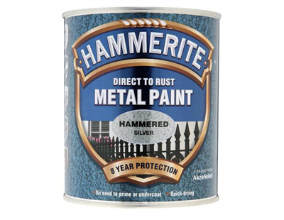 750ml Hammerite Hammered Silver