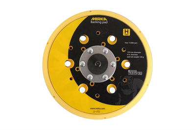 150mm Mirka Backing Pad 48H Deros/Ros Hard