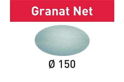 150mm x 80g Granat NET StickFix Sanding Discs Box 50