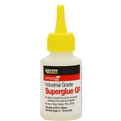 50g Everbuild Industrial Grade Superglue GP