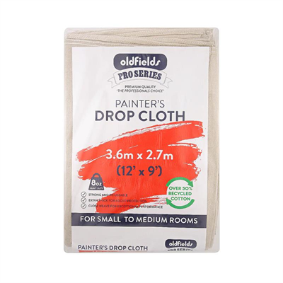 12' x 9' Oldfields Pro Series Drop Sheet (2.7m x 3.6m)