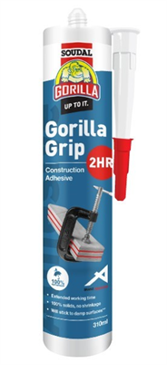 310ml Gorilla Grip 2 Hour Cure Construction Adhesive