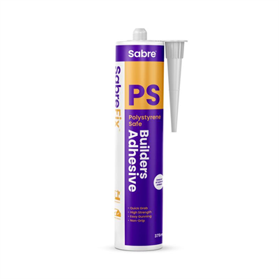 375mls Sabre Fix PS Adhesive - Cartridge - Beige