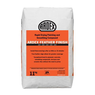 10kg (10396) Ardex Feather Finish Grey - Bag *Out Stock**