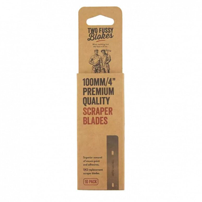 100mm Replacement Scraper  Blades (Two Fussy Blokes)- 10 Pk