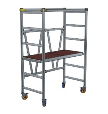 Easy Access Foldaway Scaffold Base Pack Complete - 0.9m